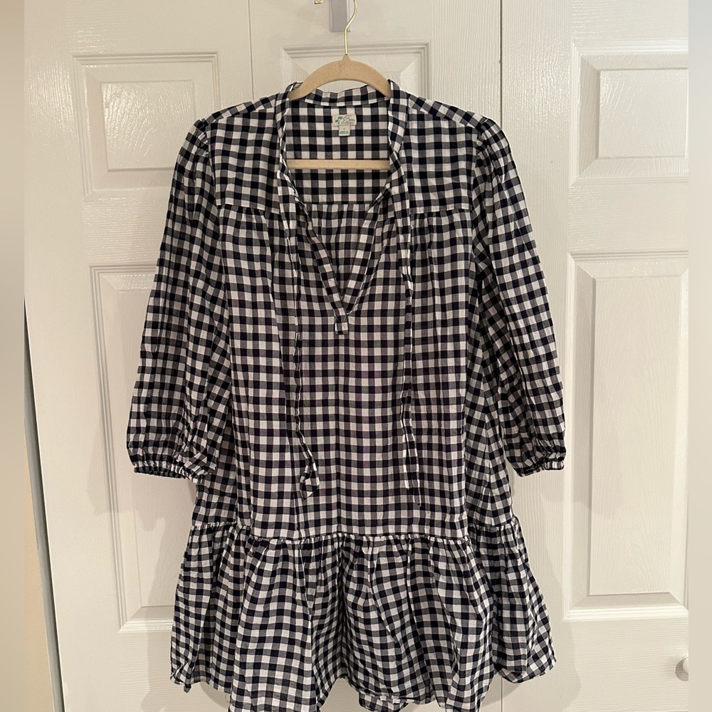 J Crew gingham dress